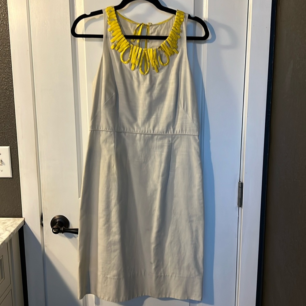 J crew yolk dress